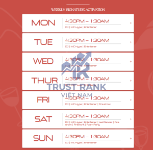 The ultimate weekly schedule review of Kalà Kalà Beach Club