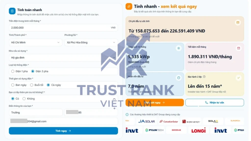 Trải nghiệm công cụ tính toán nhanh và giải pháp linh hoạt theo nhu cầu